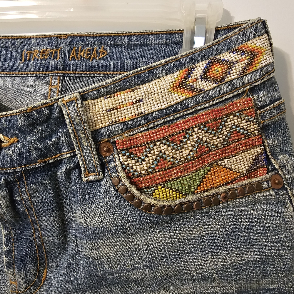 Streets Ahead Beaded Bootcut Denim Jeans